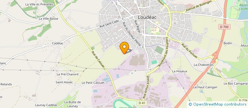 localisation de l'entreprise SCEA LA METAIRIE à SAINT-CARADEC