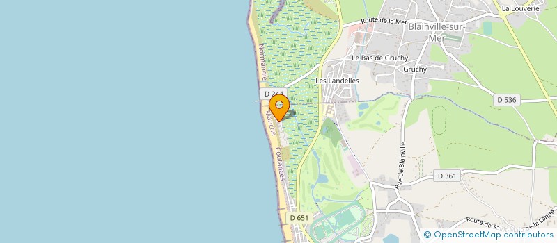 localisation de l'entreprise SCEA LA NACRE MARINE  AGON-COUTAINVILLE