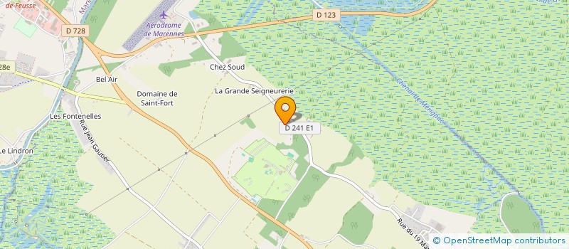 localisation de l'entreprise SCEA LA PALOURDE DU GRNAD JAS  SAINT-JUST-LUZAC