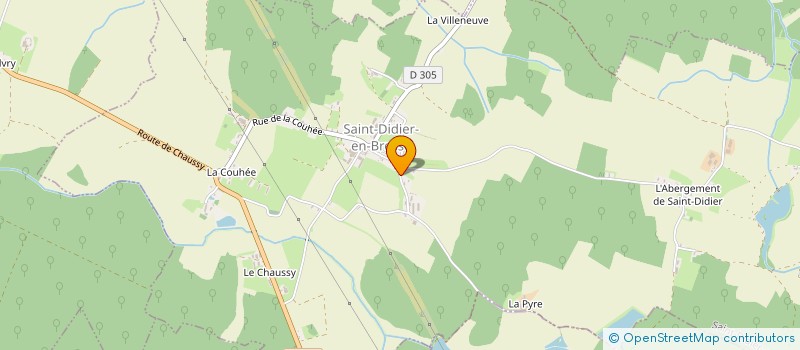 localisation de l'entreprise SCEA LA PAULEE à SAINT-DIDIER-EN-BRESSE