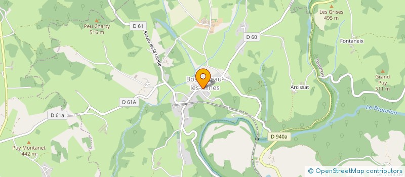 localisation de l'entreprise SCEA LA PEPINIERE DU BOURG à SAINT-AMAND-JARTOUDEIX