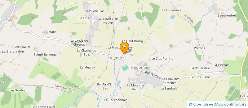 localisation de l'entreprise SCEA LA PERRIERE  LAMBALLE-ARMOR