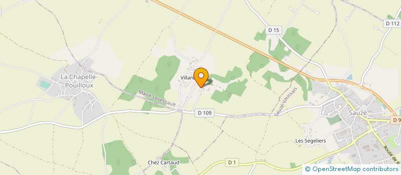 localisation de l'entreprise SCEA LA PERUSE  MAIRE-LEVESCAULT