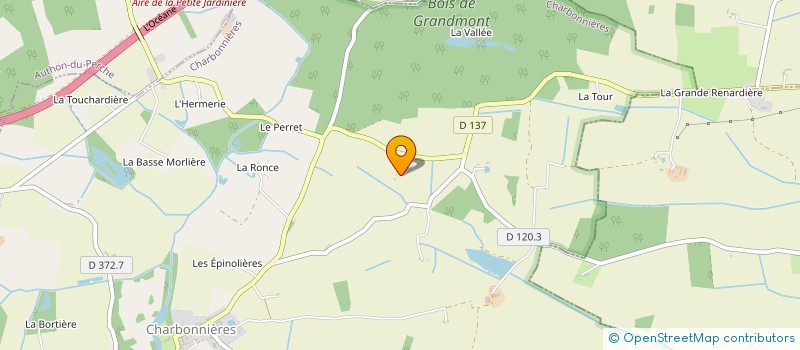 localisation de l'entreprise SCEA LA PETITERIE à CHARBONNIERES