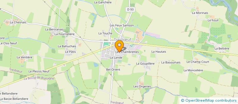 localisation de l'entreprise SCEA LA POLIGNERE à TRESBOEUF
