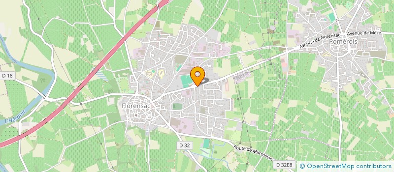 localisation de l'entreprise SCEA LA POMMIERE à FLORENSAC