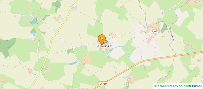 localisation de l'entreprise SCEA LA PRAIRIE à NUEIL-LES-AUBIERS