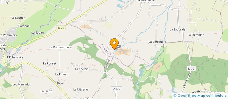 localisation de l'entreprise SCEA LA PRIEURE  LA BAUSSAINE