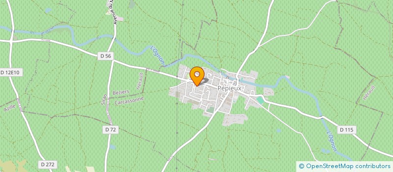 localisation de l'entreprise SCEA LA PUJADE  PEPIEUX