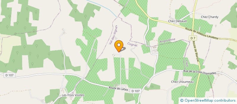 localisation de l'entreprise SCEA LA REINJARDRIE à VAL DES VIGNES