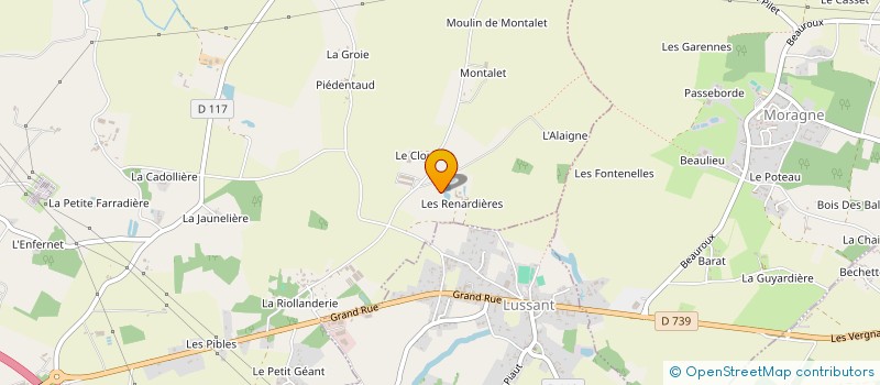 localisation de l'entreprise SCEA LA RENARDE à TONNAY-CHARENTE