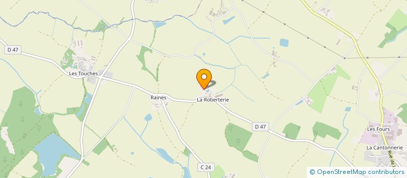 localisation de l'entreprise SCEA LA ROBERTERIE  SAINT-MARTIN-DES-NOYERS