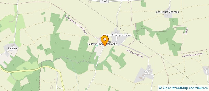 localisation de l'entreprise SCEA LA ROCA  LONGUE-JUMELLES