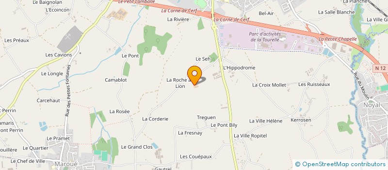 localisation de l'entreprise SCEA LA ROCHE CARILLAN à LAMBALLE-ARMOR