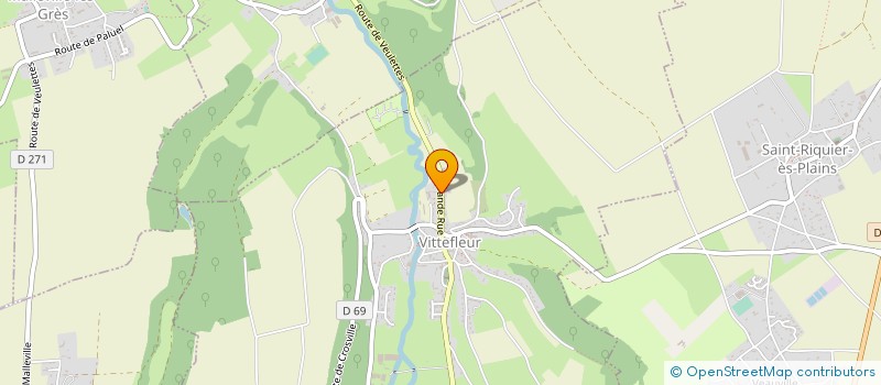 localisation de l'entreprise SCEA LA ROSEE  VITTEFLEUR