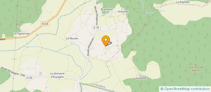 localisation de l'entreprise SCEA LA ROUGONNE à GINASSERVIS
