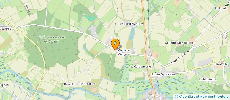 localisation de l'entreprise SCEA LA SCIARDERIE  LESSAY