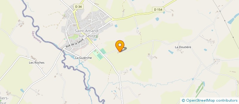 localisation de l'entreprise SCEA LA SCIERIE DES LANDES à SAINT-AMAND-SUR-SEVRE