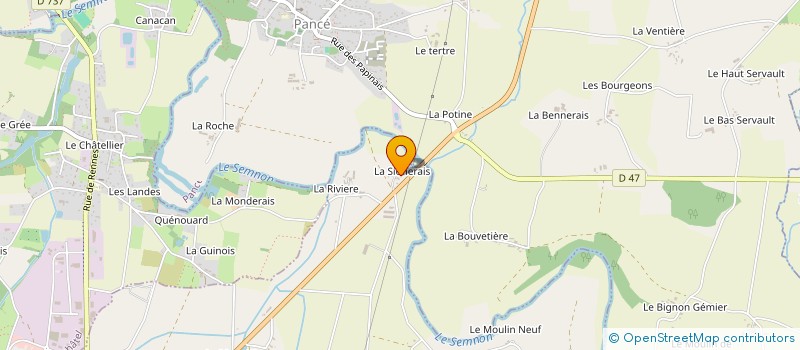 localisation de l'entreprise SCEA LA SIONNERAIS à BAIN-DE-BRETAGNE