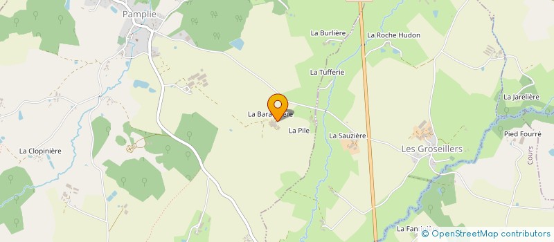 localisation de l'entreprise SCEA LA SOULTIERE à PAMPLIE