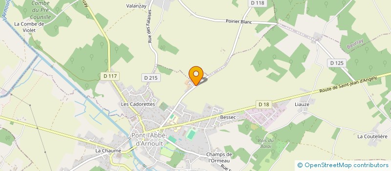 localisation de l'entreprise SCEA LA TERRIERE  PONT-L'ABBE-D'ARNOULT