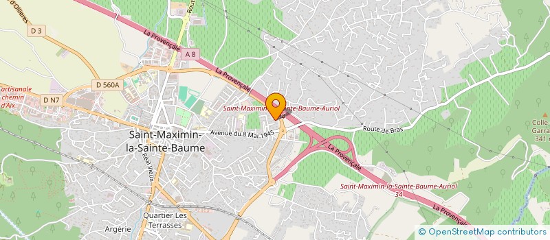 localisation de l'entreprise SCEA LA TREILLE à SAINT-MAXIMIN-LA-SAINTE-BAUME