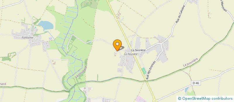 localisation de l'entreprise SCEA LA TROP CHERE  LA JONCHERE