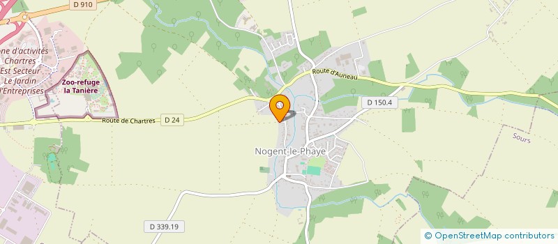 localisation de l'entreprise SCEA LA TUILERIE GUERIN à NOGENT-LE-PHAYE