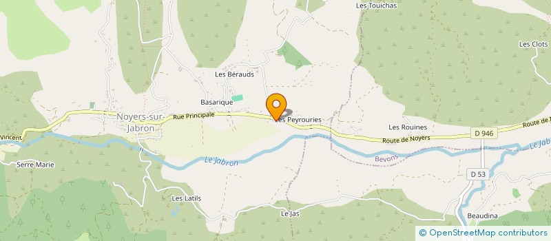 localisation de l'entreprise SCEA LA VALLEE SAUVAGE à SAINT-GENIEZ