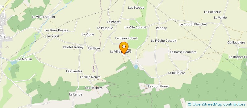 localisation de l'entreprise SCEA LA VILLE DOUAL à PLENEE-JUGON