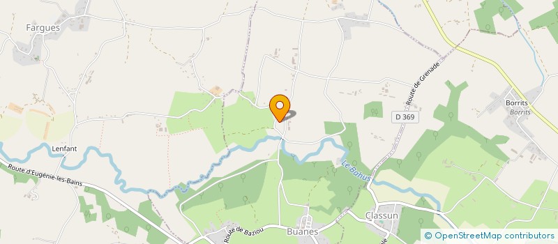 localisation de l'entreprise SCEA LABACHE  BUANES