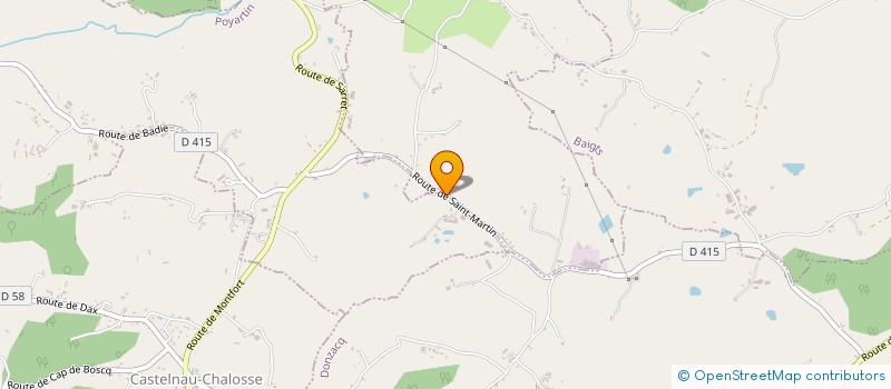 localisation de l'entreprise SCEA LABADIE  GIBRET