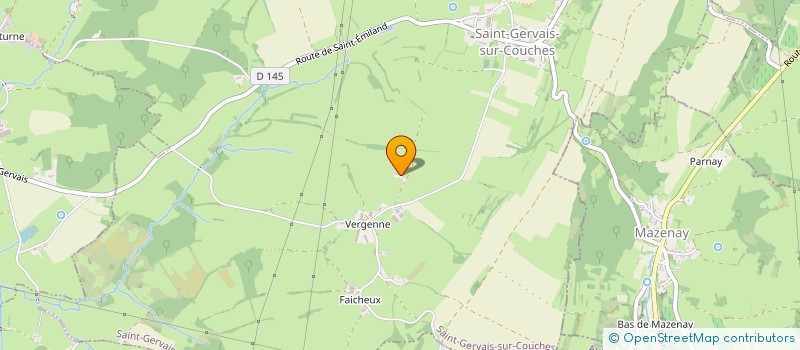 localisation de l'entreprise SCEA LABUSSIERE  SAINT-GERVAIS-SUR-COUCHES