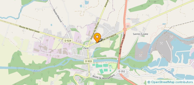 localisation de l'entreprise SCEA LAFAGE à SAINT-SEVER
