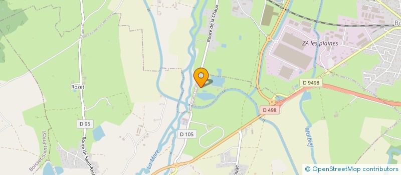 localisation de l'entreprise SCEA LAFOND  SAINT-MARCELLIN-EN-FOREZ