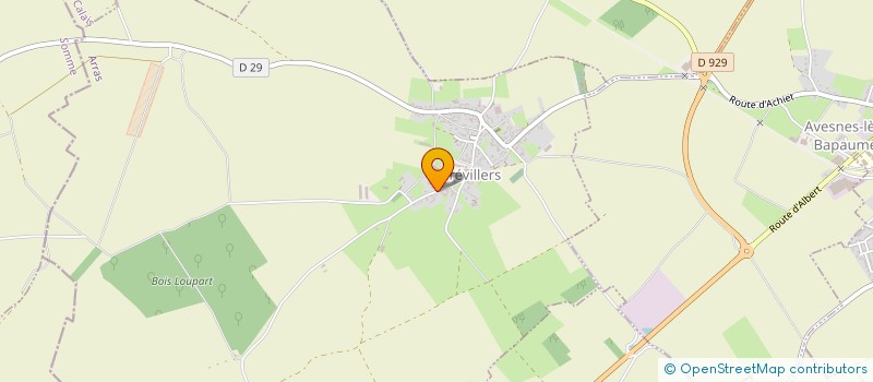 localisation de l'entreprise SCEA LAGUILLIER  VILLERS-AU-FLOS