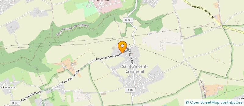 localisation de l'entreprise SCEA LAIGNEL  SAINT-VINCENT-CRAMESNIL