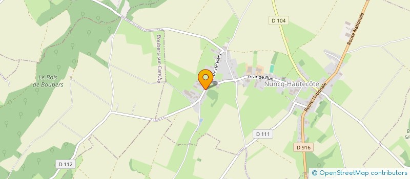 localisation de l'entreprise SCEA LAITIERE DE LA VALLEE  MONCHEL-SUR-CANCHE