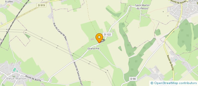 localisation de l'entreprise SCEA LAITIERE DU GRAND PRE à SAINTE-CROIX-SUR-BUCHY