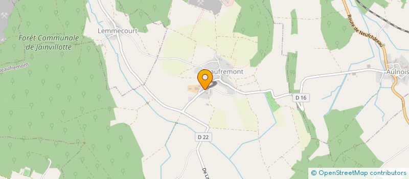 localisation de l'entreprise SCEA LALLEMAND  BEAUFREMONT