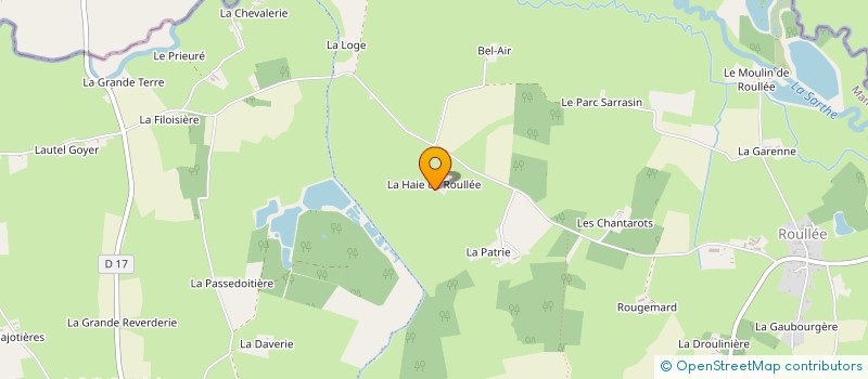 localisation de l'entreprise SCEA LAMBERT  VILLENEUVE-EN-PERSEIGNE