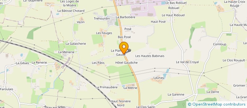 localisation de l'entreprise SCEA LAMOUREUX  NOYAL-SUR-VILAINE