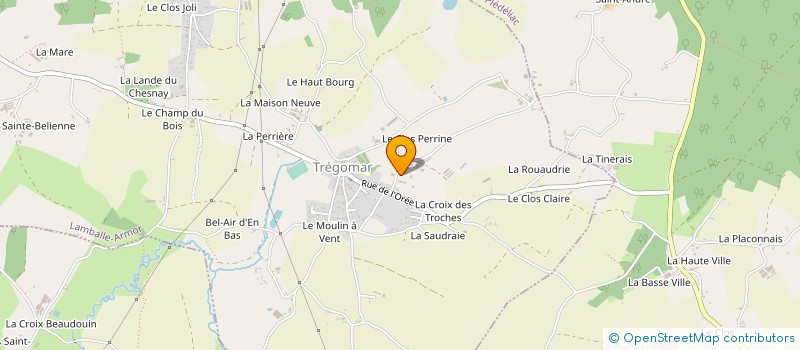 localisation de l'entreprise SCEA LANGUILLE à LAMBALLE-ARMOR
