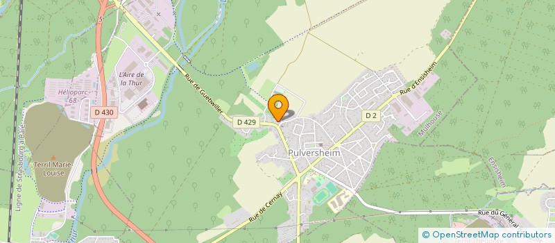 localisation de l'entreprise SCEA LANTZ BERNARD  PULVERSHEIM