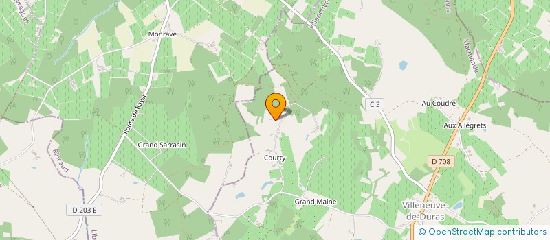 localisation de l'entreprise SCEA LAPIARRE à VILLENEUVE-DE-DURAS