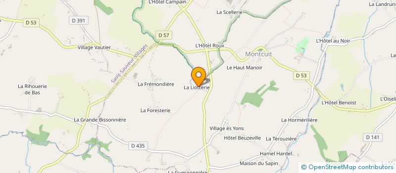 localisation de l'entreprise SCEA LAPIN DU COTENTIN  MONTCUIT