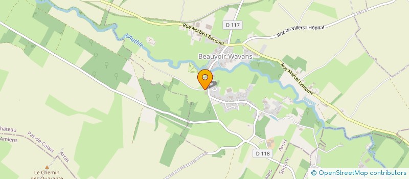 localisation de l'entreprise SCEA LARIVIERE ET FILS  AUBROMETZ