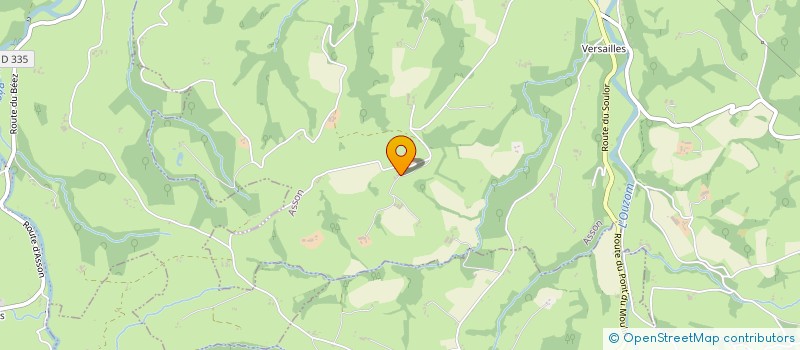 localisation de l'entreprise SCEA LASCOUMES  ASSON