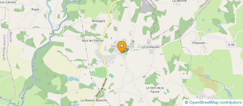 localisation de l'entreprise SCEA LASTERNAS ET FILLES  MONTGIBAUD