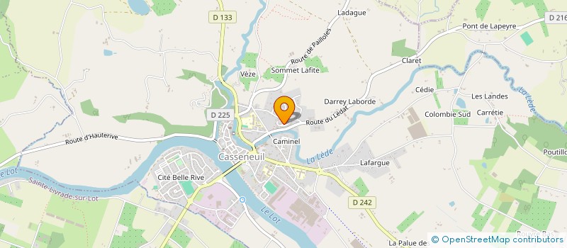localisation de l'entreprise SCEA LATRIBU à CASSENEUIL